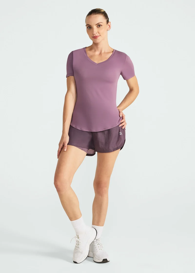 T-shirt Mulher Manga Curta Thermodry V