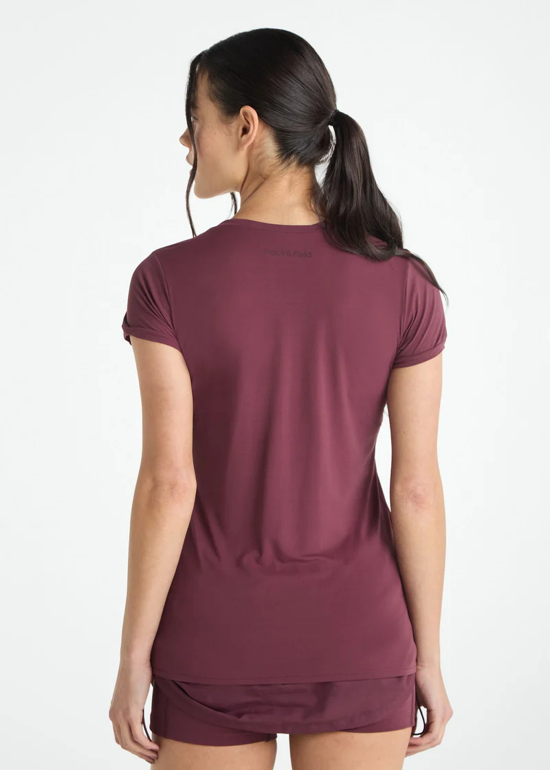 T-shirt Mulher Manga Curta Thermodry