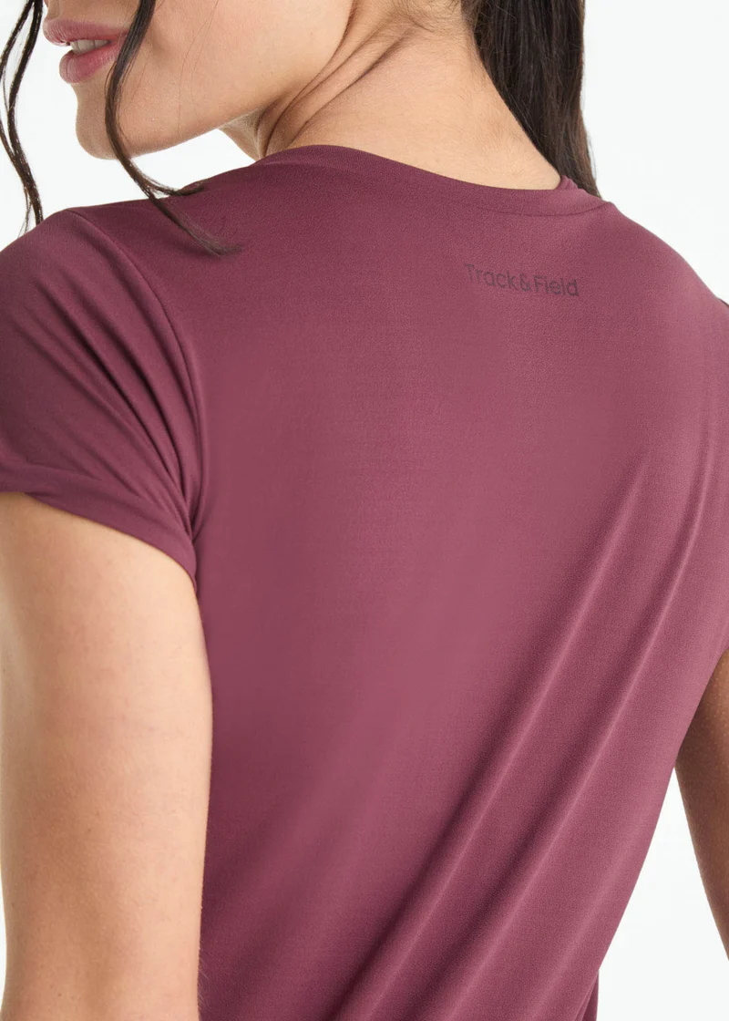 T-shirt Mulher Manga Curta Thermodry