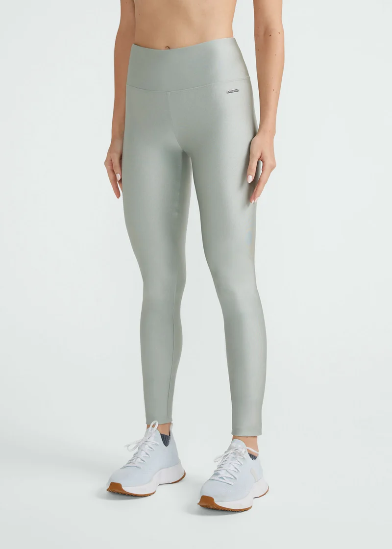 Calça Legging Mulher Básica Brilho