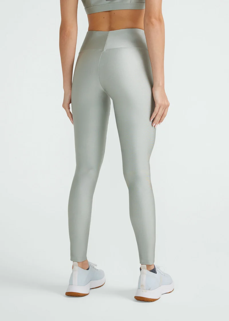 Calça Legging Mulher Básica Brilho