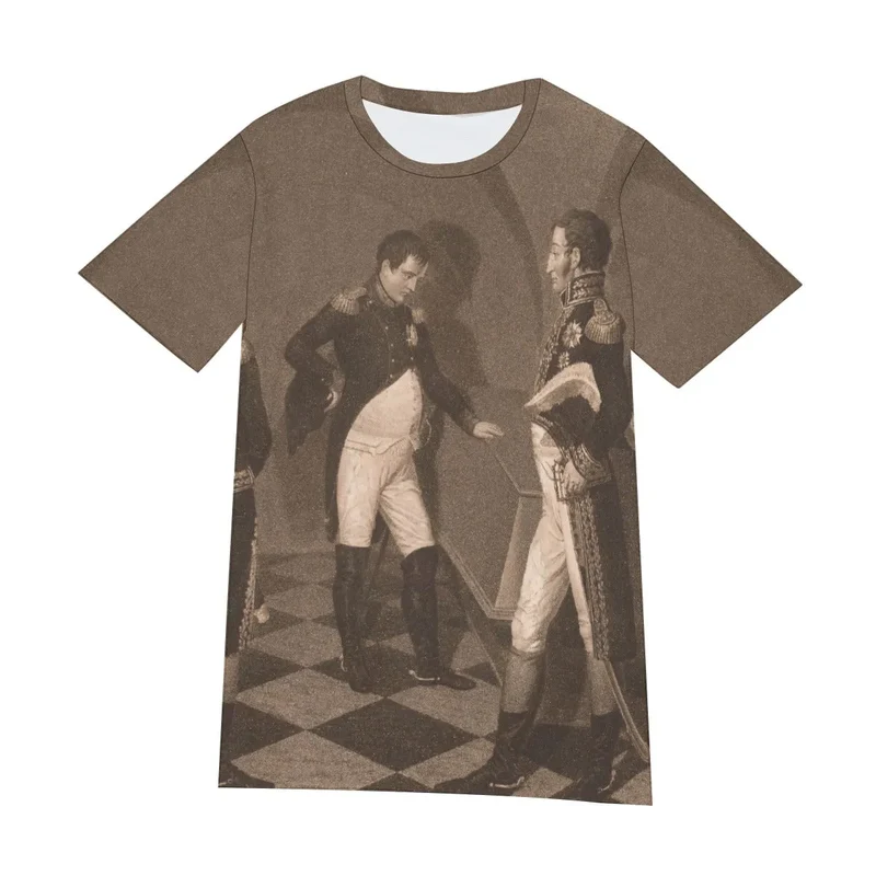 Napoleon at the coffin of Frederick II by Heinrich Dähling T-Shirt