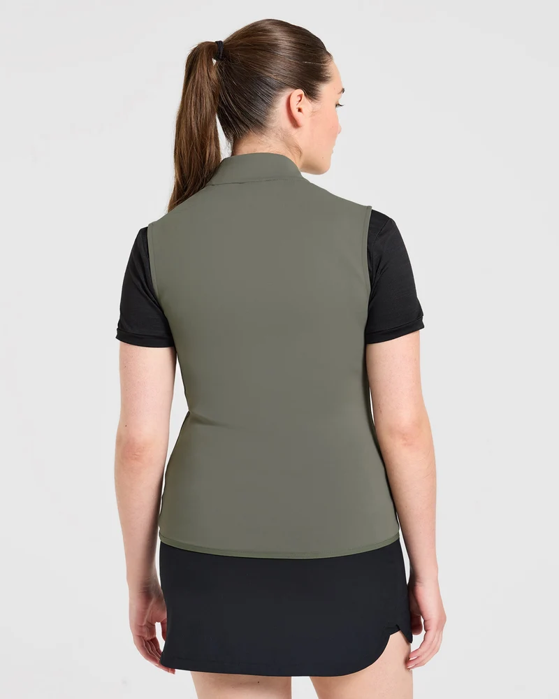 Classic 1/4 Zip Vest - Deep Sage