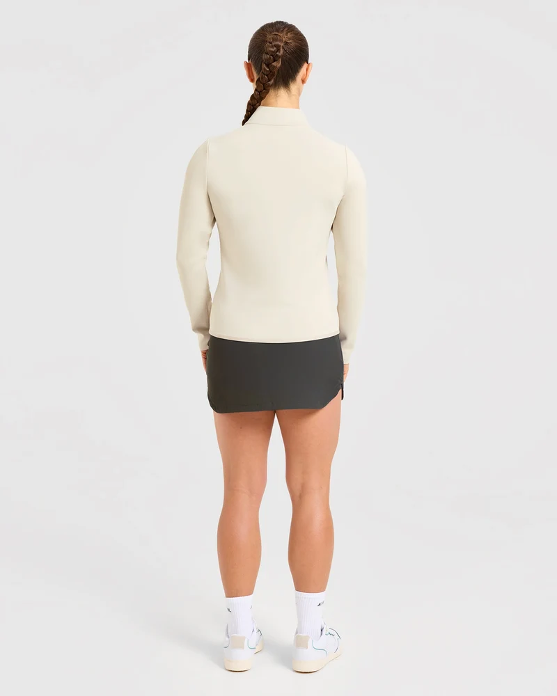 Classic 1/4 Zip Pullover - Sand