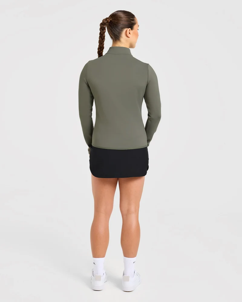 Classic 1/4 Zip Pullover - Deep Sage