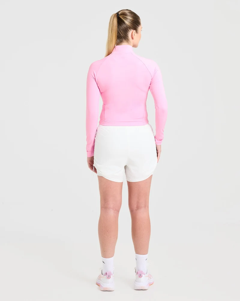Run Zip Jacket - Spring Rose