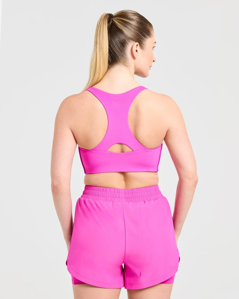 Run Sports Bra - Vibrant Magenta