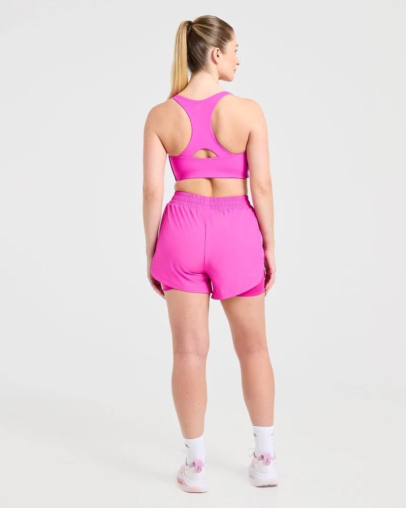 Run Sports Bra - Vibrant Magenta