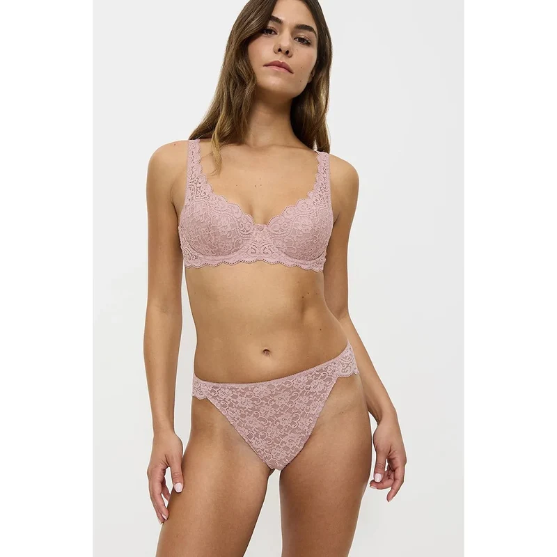 Culottes élégantes microfibre haute jambe Amourette Tai confort quotidien femmes