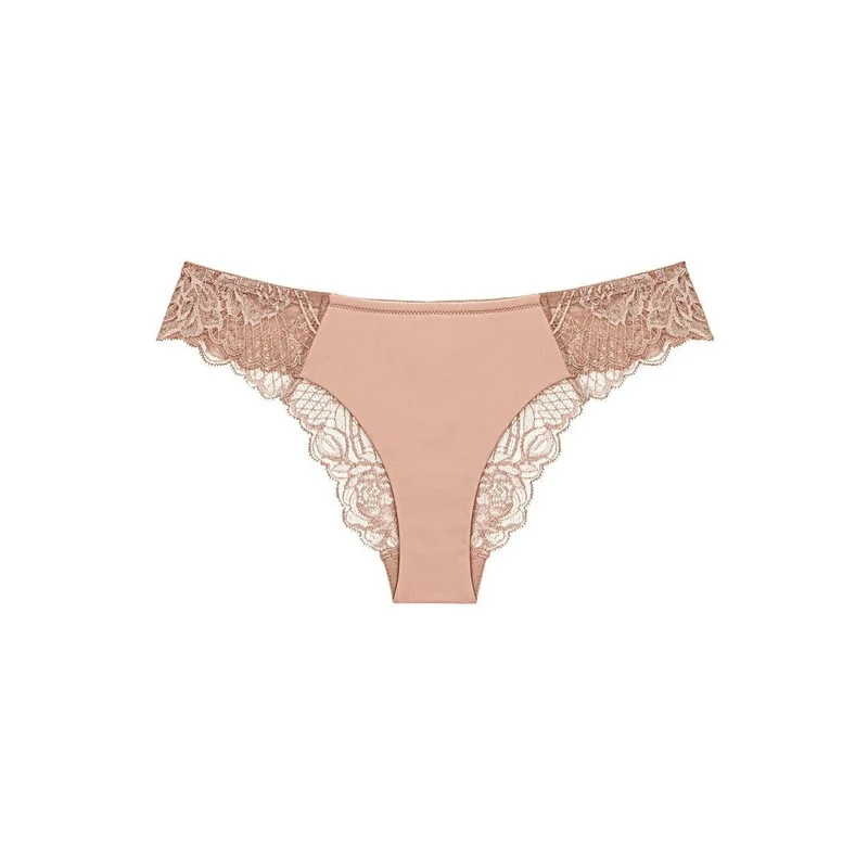 Culottes brésiliennes dentelle féminine invisible confort Triumph Wild Peony Florale
