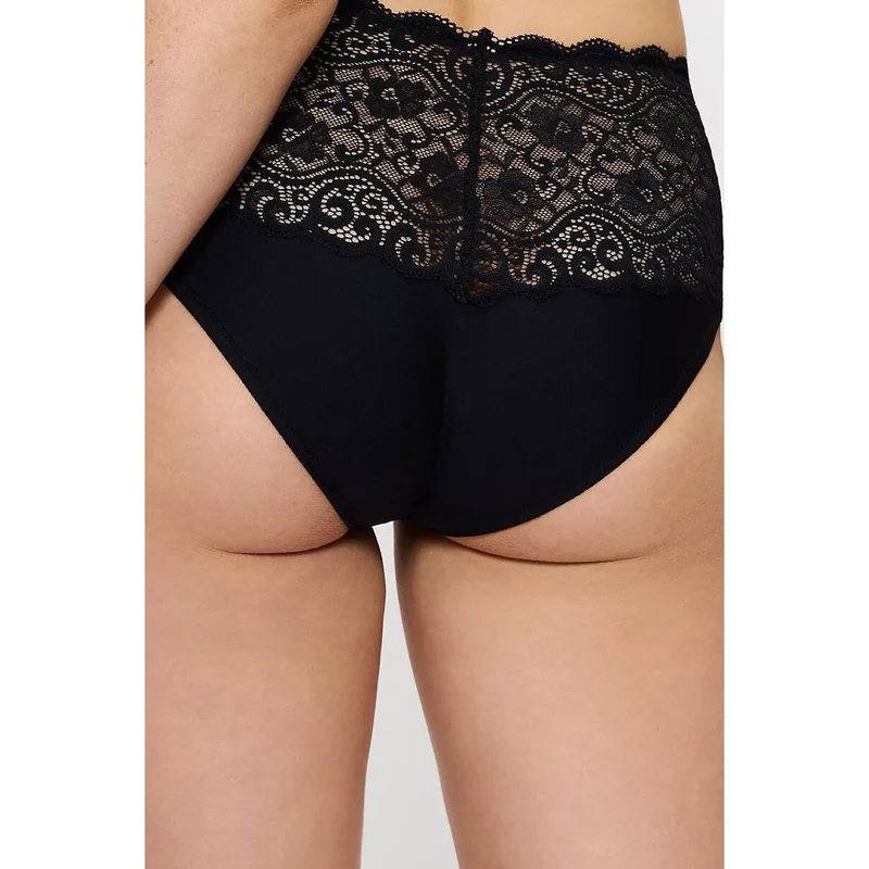 Culottes maxi microfibre douce taille haute invisible sous vêtements femmes