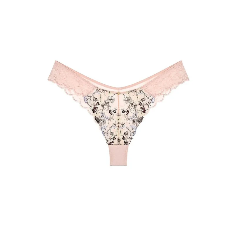 Culottes brésiliennes dentelle broderie multicolore élégantes ajustement confortable Triumph