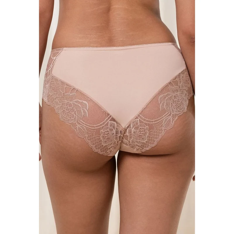 Maxi Culotte Taille Haute Dentelle Confort Invisible Femme Triumph