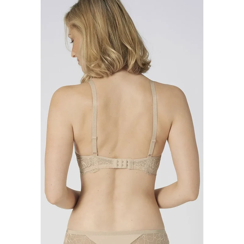 Soutien-gorge non rembourré dentelle tulle ajustement parfait grandes tailles