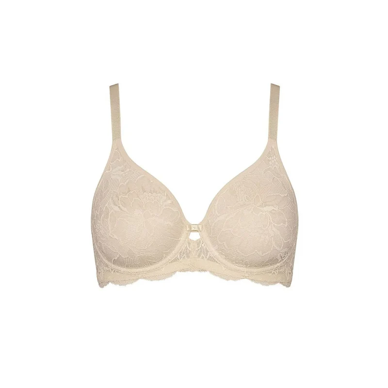 Soutien-gorge non rembourré dentelle tulle ajustement parfait grandes tailles