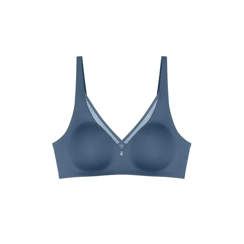 Soutien-gorge minimiseur sans armatures bleu confort True Shape Sensation