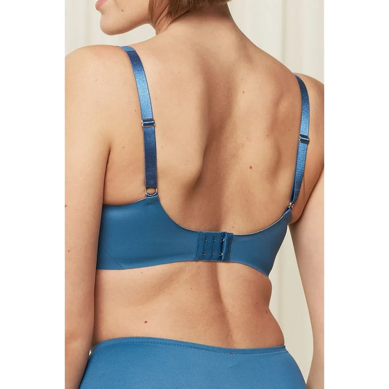 Soutien-gorge minimiseur sans armatures bleu confort True Shape Sensation