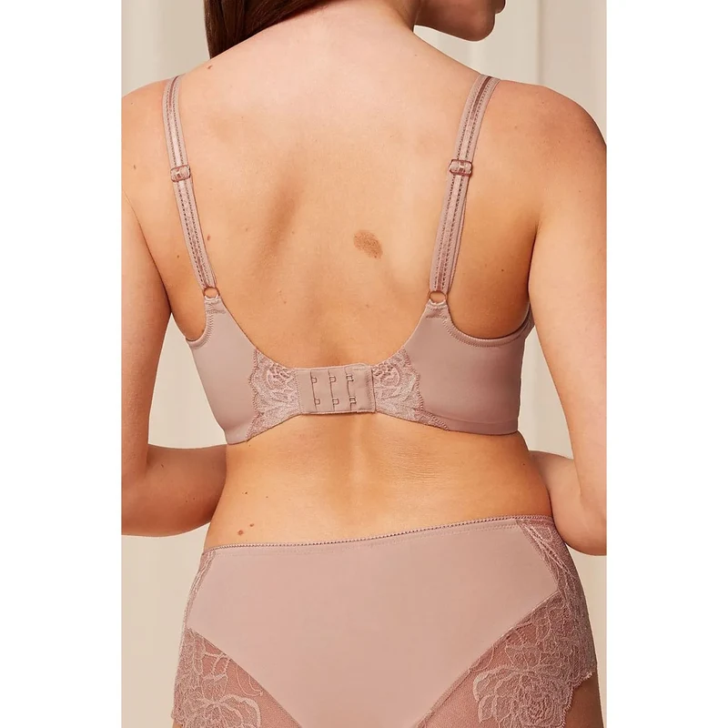 Soutien-gorge minimiseur dentelle douce Wild Peony Florale maintien élégant