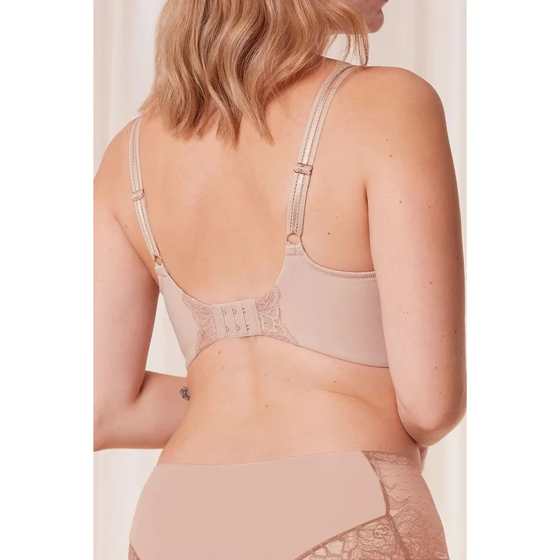 Soutien-gorge minimiseur dentelle douce Wild Peony Florale maintien élégant