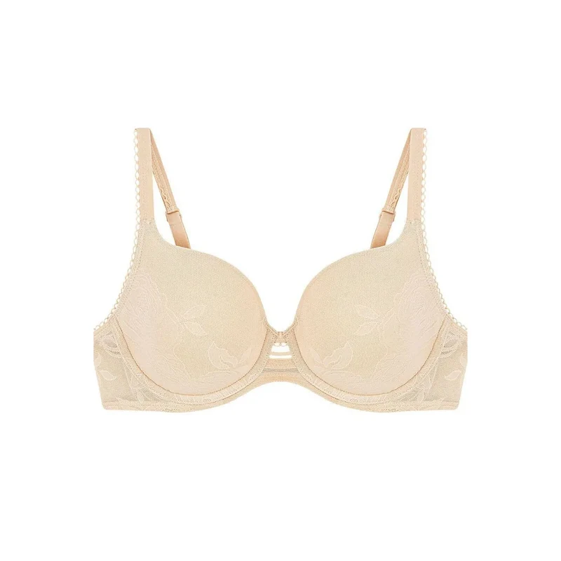 Soutien-gorge modelant dentelle légère décolleté naturel invisible Triumph