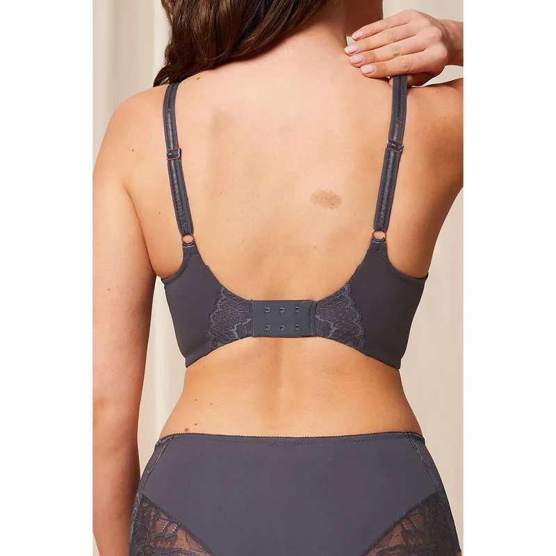 Soutien-gorge minimiseur dentelle soyeuse confort balconnet Wild Peony Florale