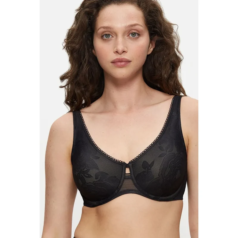 Soutien-gorge soft minimizer sans rembourrage dentelle invisible Wild Rose Sensation 90F