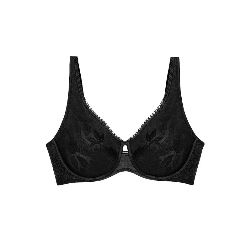 Soutien-gorge soft minimizer sans rembourrage dentelle invisible Wild Rose Sensation 90F