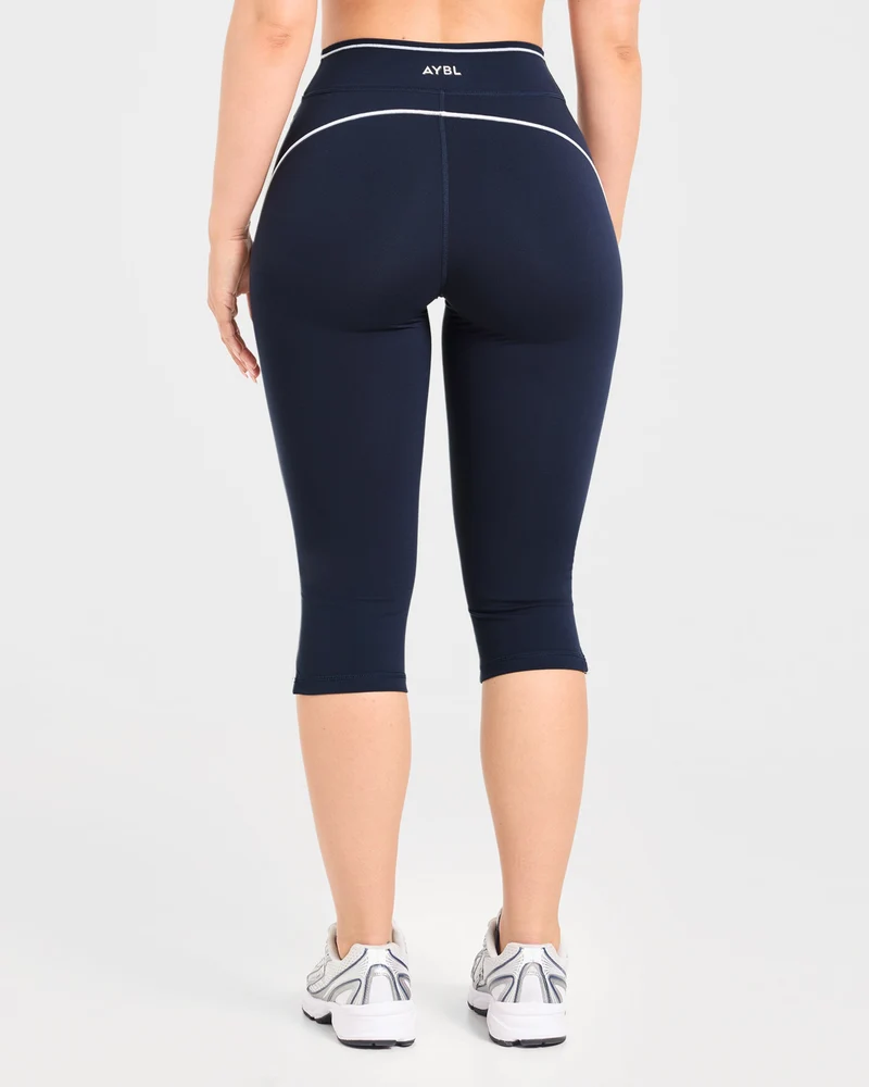 Form Capris - Muted Navy