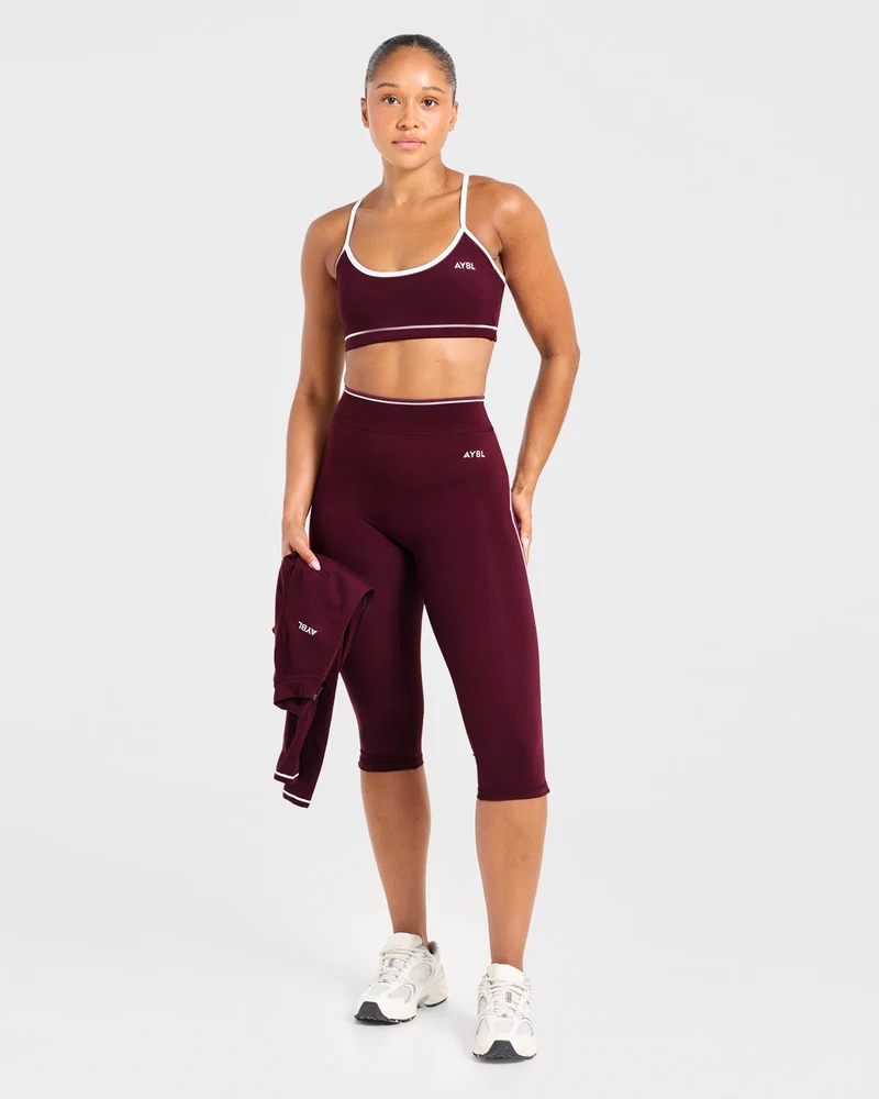 Form Capris - Deep Mulberry