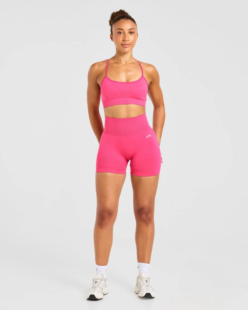 Empower Seamless Sports Bra - Raspberry Sorbet