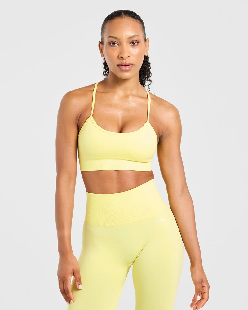 Empower Seamless Sports Bra - Lemon