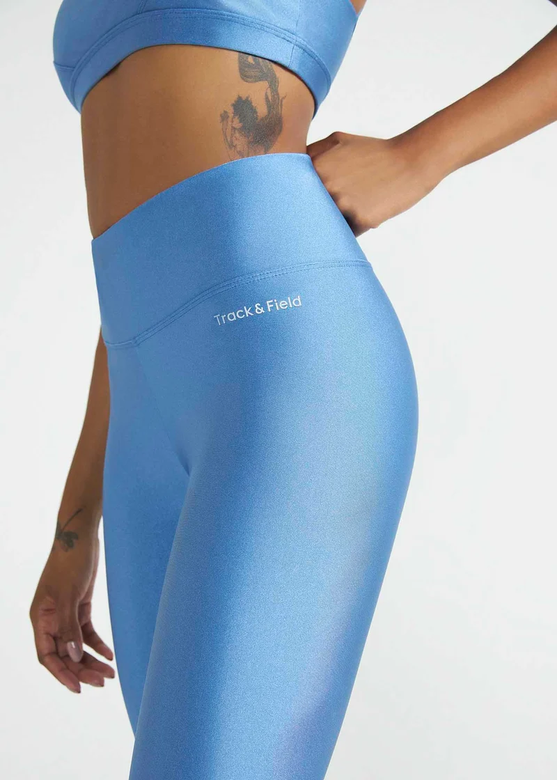 Calça Legging Mulher Básica Brilho