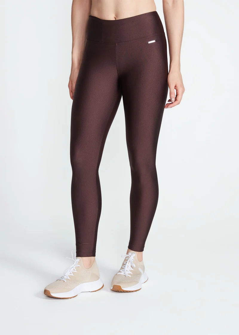 Calça Legging Mulher Básica Brilho