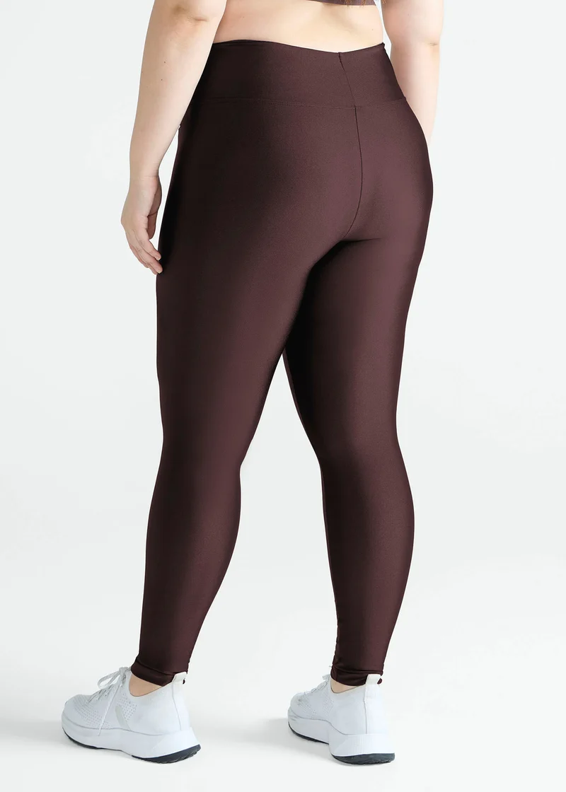 Calça Legging Mulher Básica Brilho