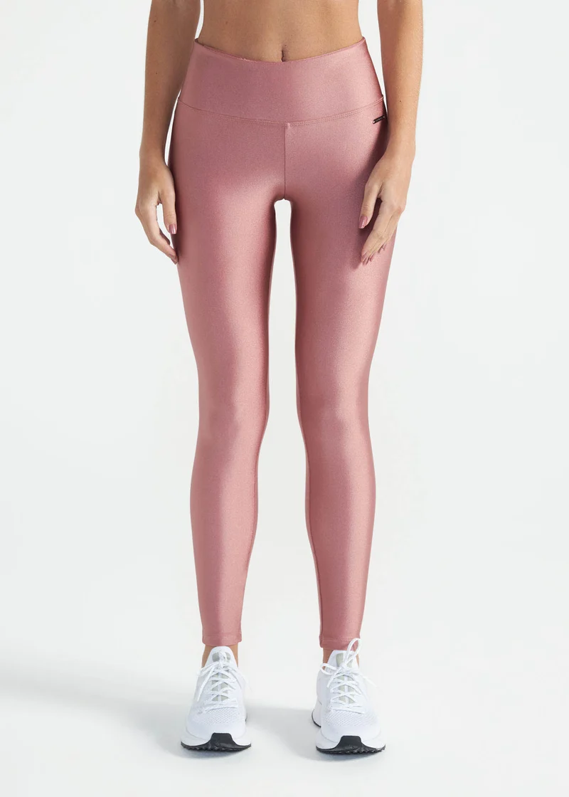 Calça Legging Mulher Básica Brilho