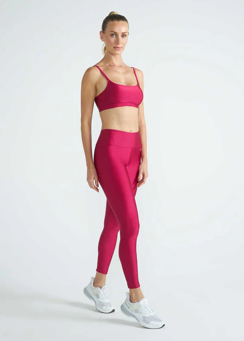 Calça Legging Mulher Básica Brilho