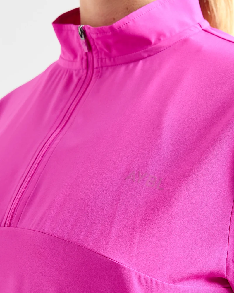 Run 1/2 Zip Jacket - Vibrant Magenta