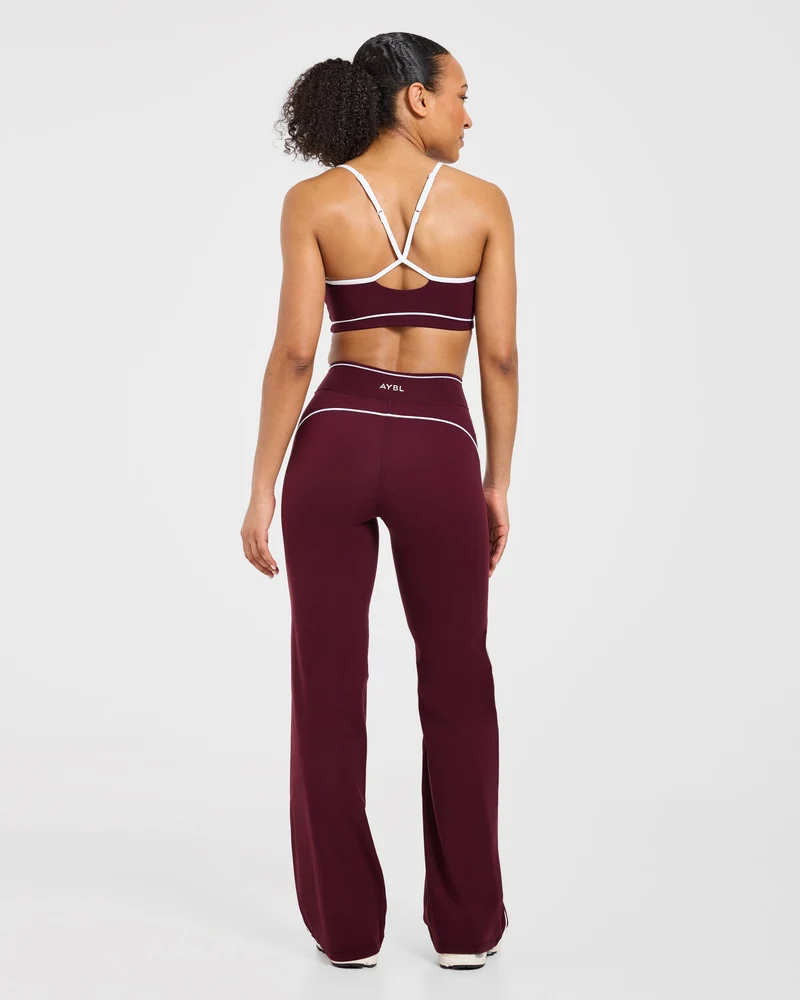 Form Flared Leggings - Deep Mulberry