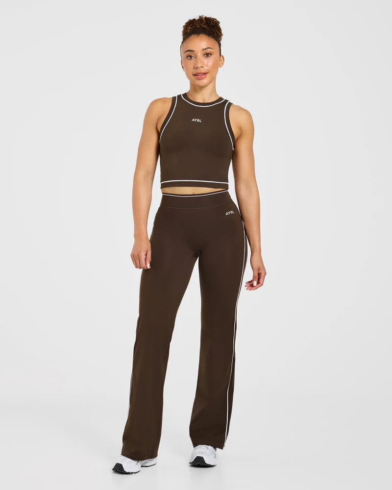 Form Flared Leggings - Coffee Bean