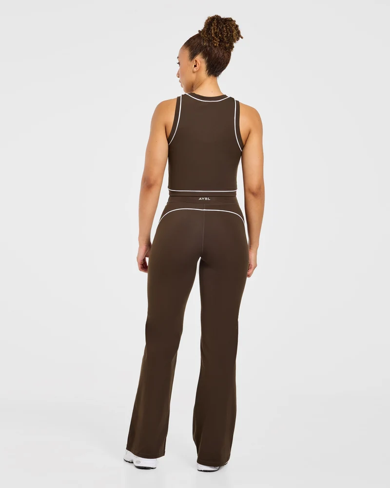 Form Flared Leggings - Coffee Bean