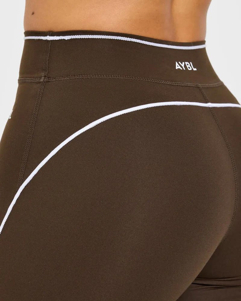 Form Flared Leggings - Coffee Bean
