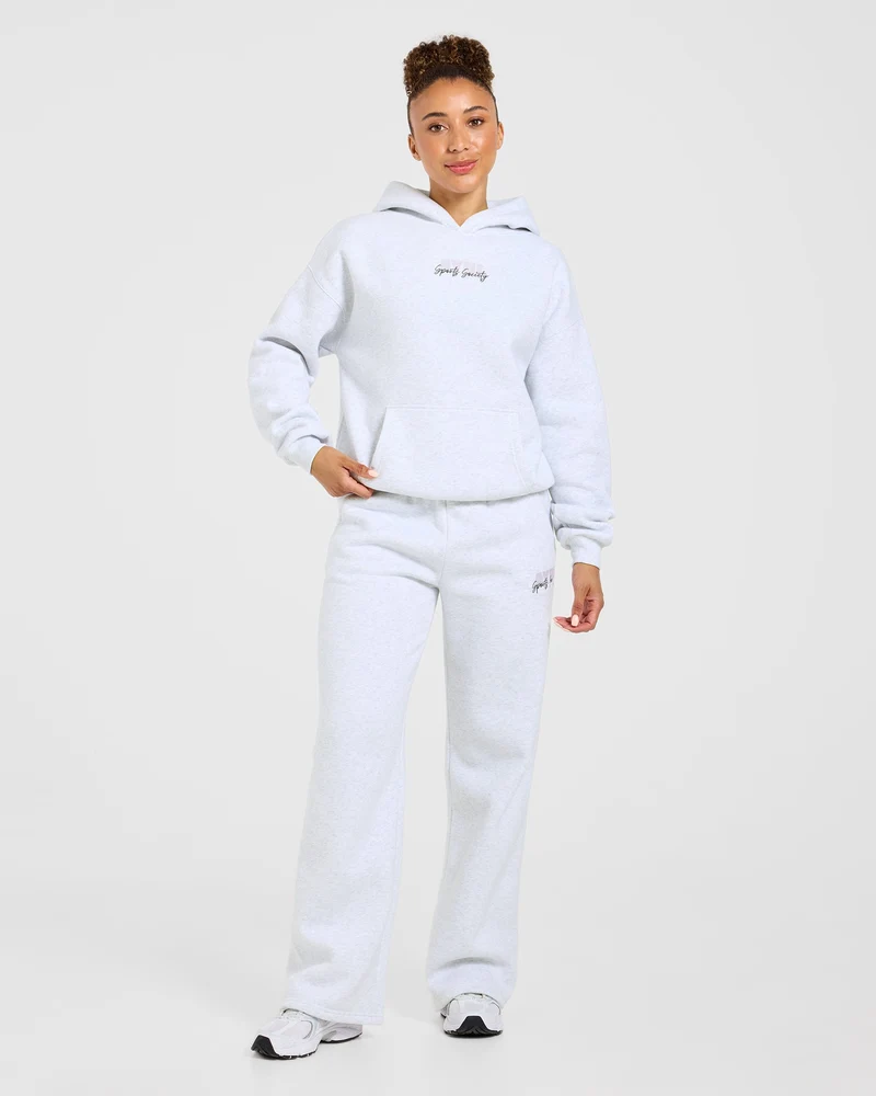 Sports Society Oversized Hoodie - Heather Gris