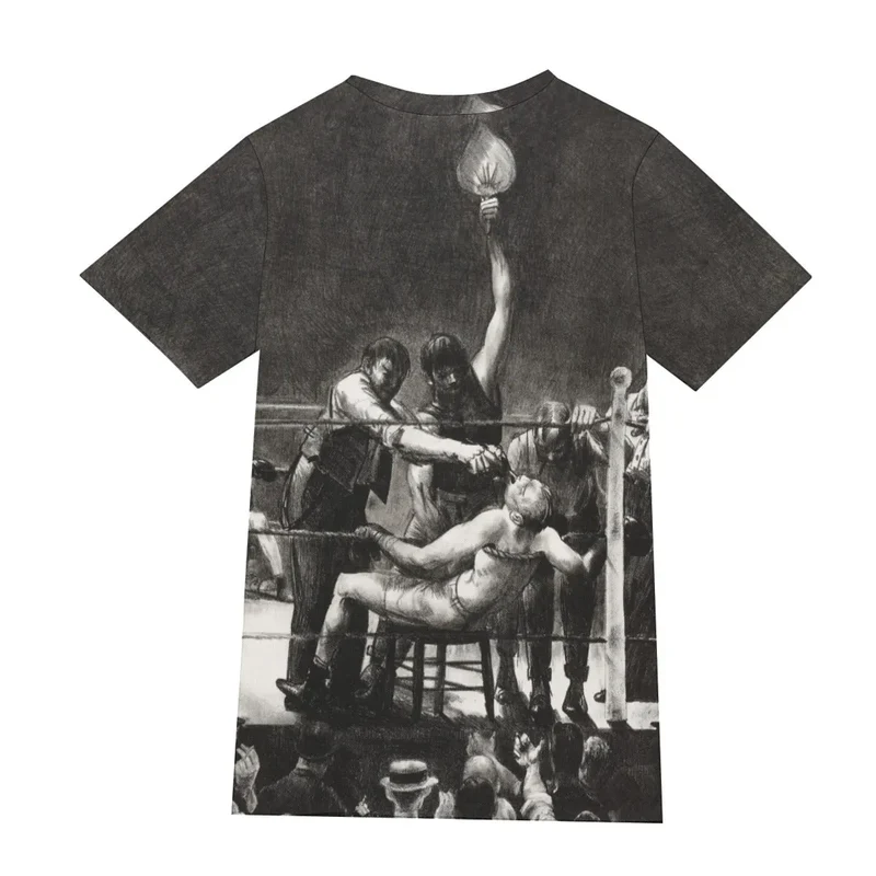 Between Rounds Small Second Stone by George Bellows T-Shirt