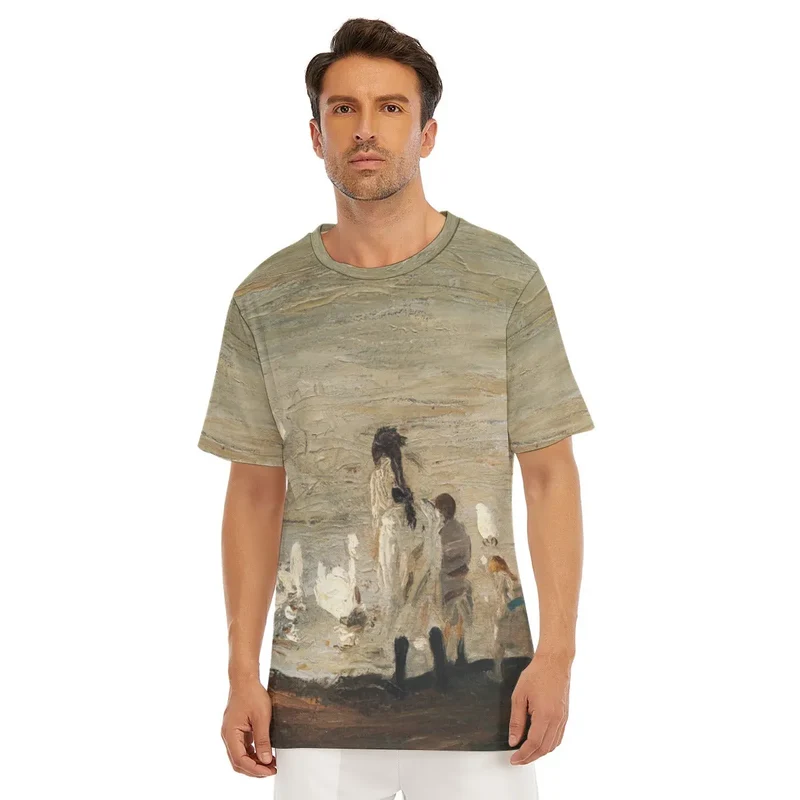 Swans in Central Park by George Bellows T-Shirt