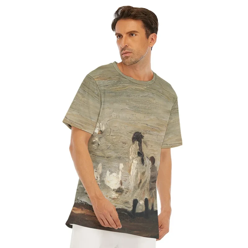 Swans in Central Park by George Bellows T-Shirt