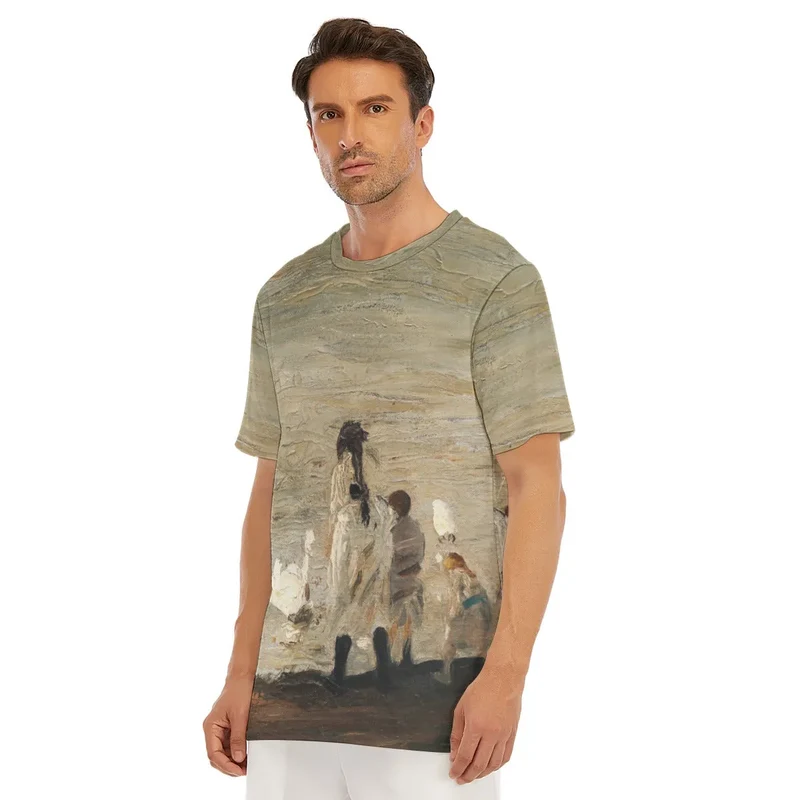 Swans in Central Park by George Bellows T-Shirt
