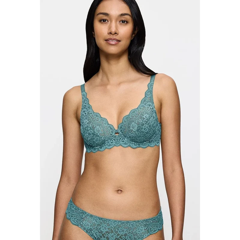 Soutien-gorge dentelle florale armatures confort femme élégance Amourette 10209574-1597