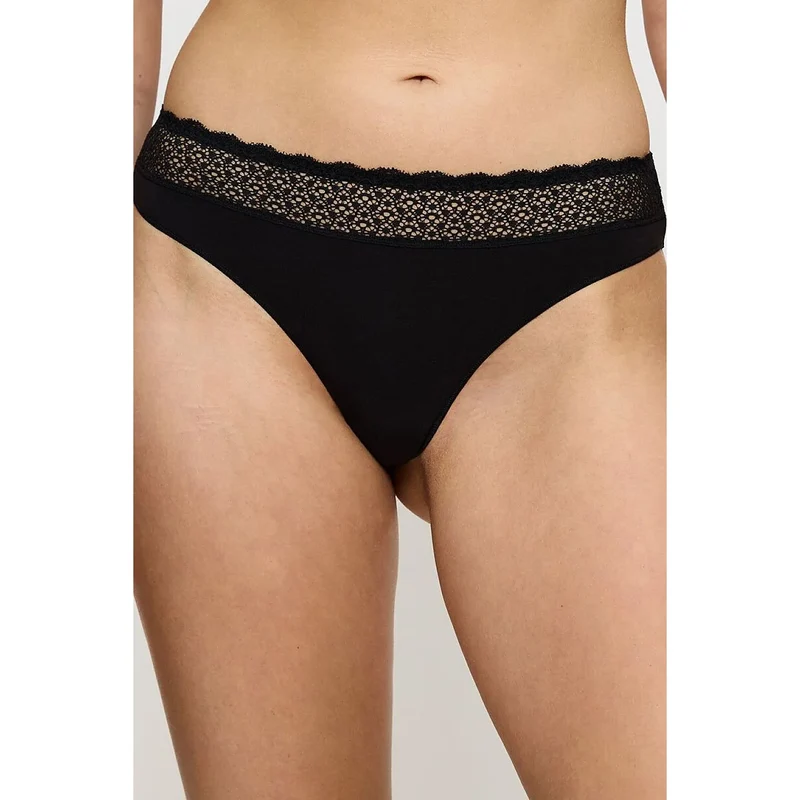 Strings taille haute confort modal dentelle recyclée Triumph femme