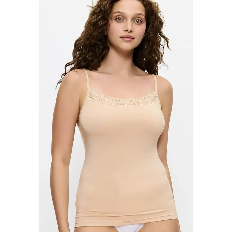 Top Feel of Modal Spaghetti Triumph élégant confortable TENCEL™ Modal féminin
