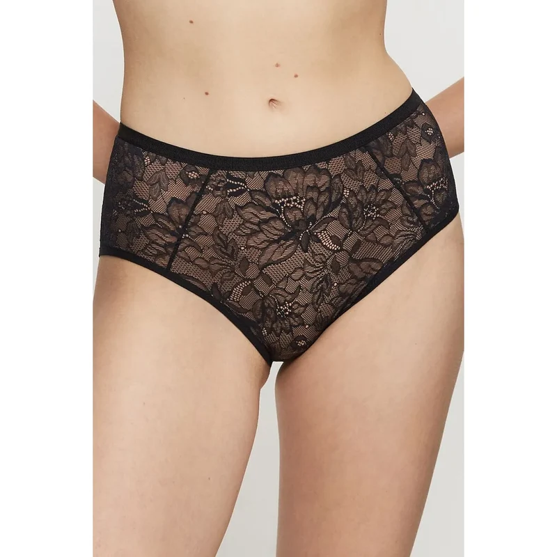 Culottes maxi taille haute dentelle féminine confort Triumph Amourette Charm